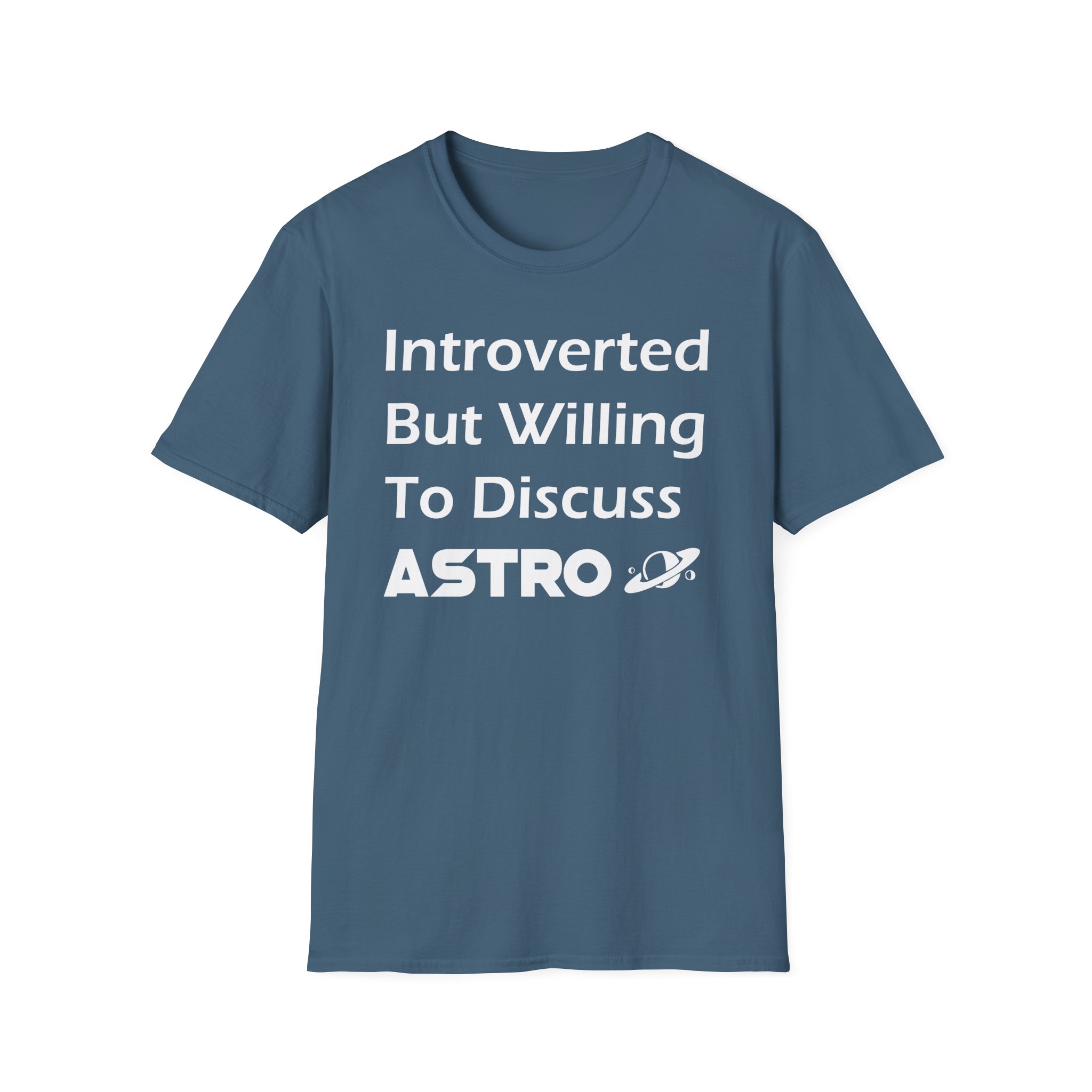 "Introverted But Willing to Discuss Astro" T-Shirt - Image 9